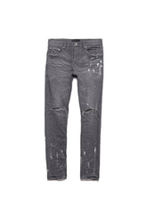 PURPLE BRAND P001 Worn Grey Knee Slit at Gravity NYC